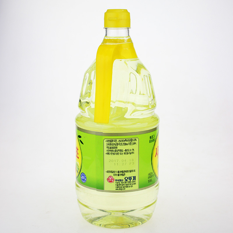 家庭装足分量新品韩国原装进口不倒翁苹果醋18l健康美容饮品