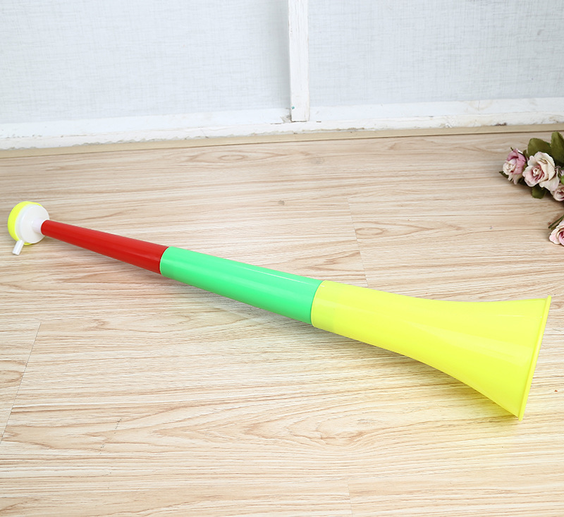 大号加盖三节伸缩喇叭塑料运动会演唱会道具儿童玩具助威球迷喇叭