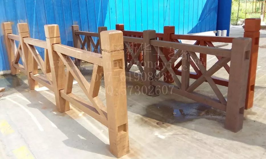 桥梁仿木纹护栏模具 仿木河堤护栏模具 仿木交叉栏杆模具厂家直销