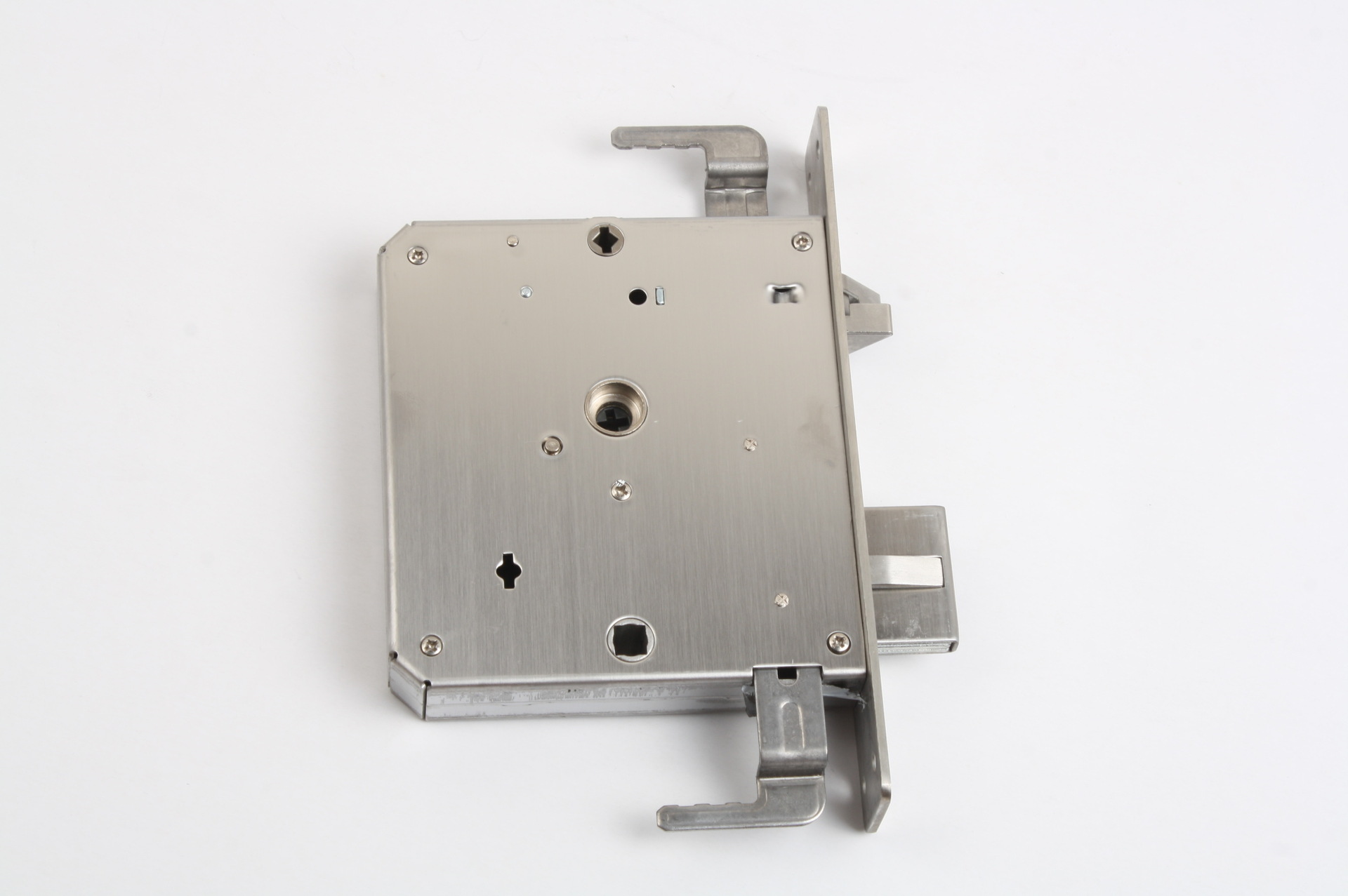 王力双快双活全不锈钢指纹密码锁锁体