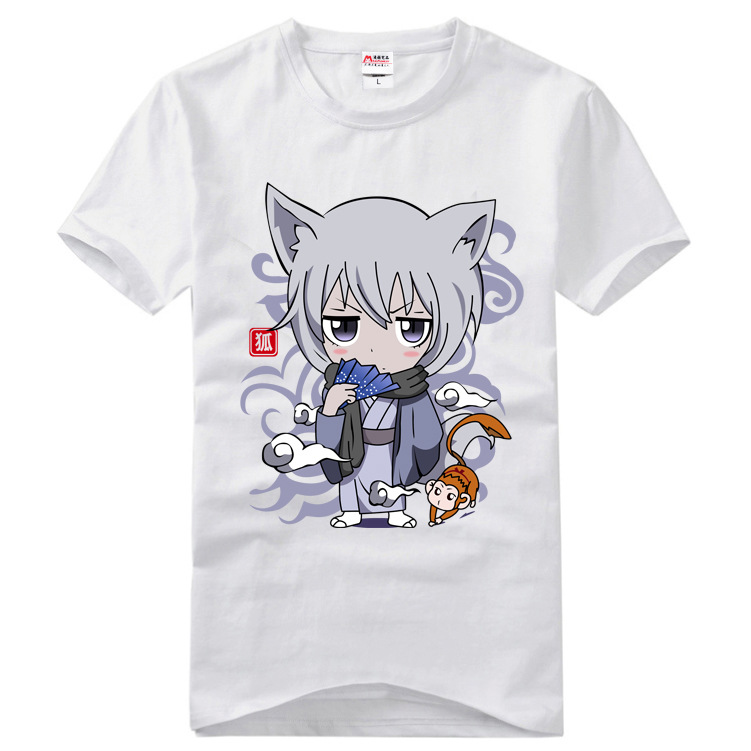 巴卫短袖 动漫周边t恤 纯棉 q版衣服夏 元气少女缘结神桃园奈奈生