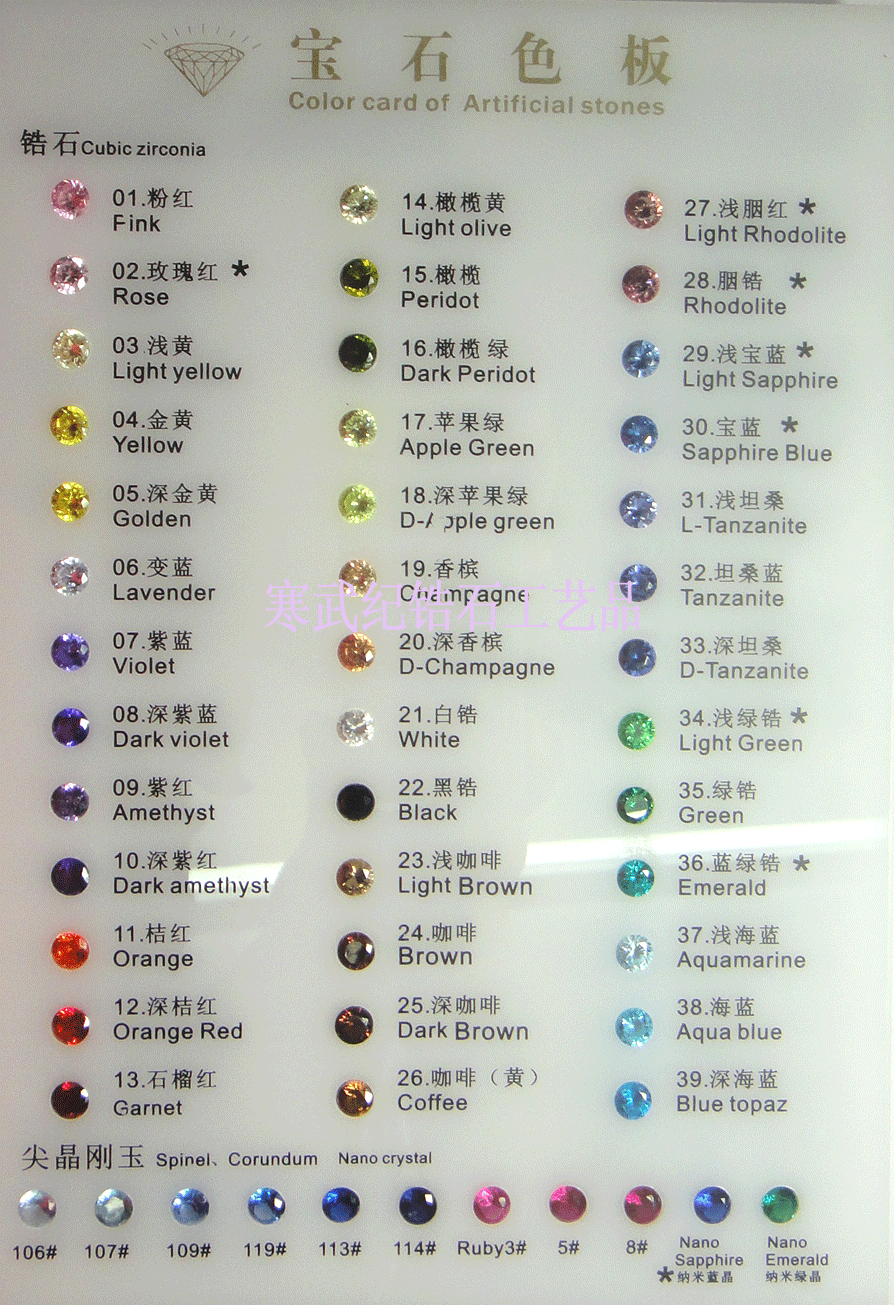 枕形肥正方白色锆石裸石戒指戒面吊坠石首饰未镶嵌cz裸石宝石