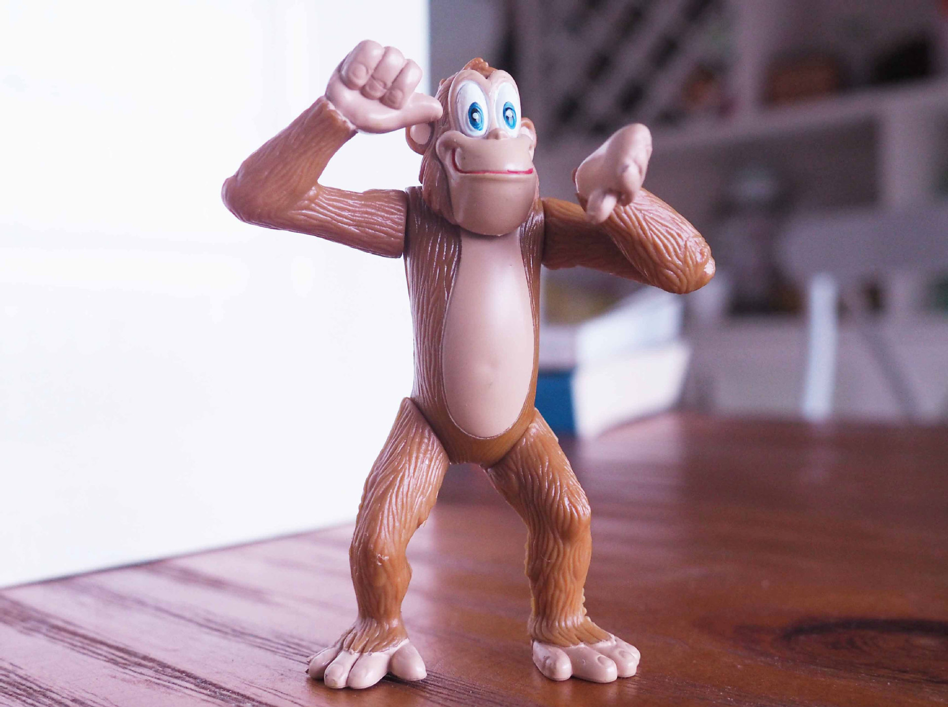 骏翱塑胶玩具 猴子模型 雨林动物 学前认知 识物辨色 厂家爆款