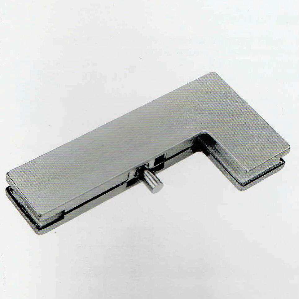 配套地弹簧专用无框钢化玻璃门门夹曲夹不锈钢锁夹异形夹