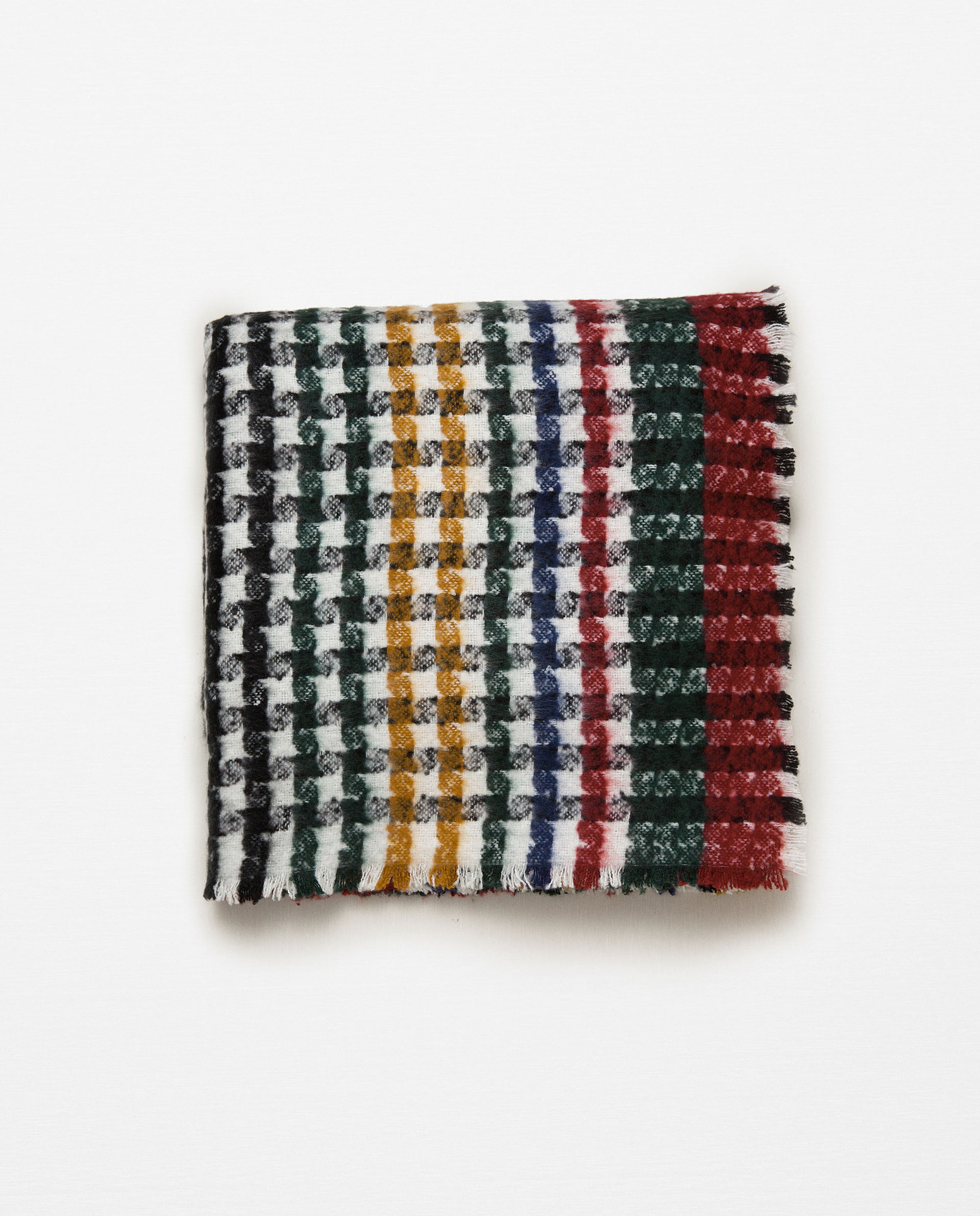 2016欧美大牌秋冬新款多色千鸟格纹提花男女士保暖围巾 披肩