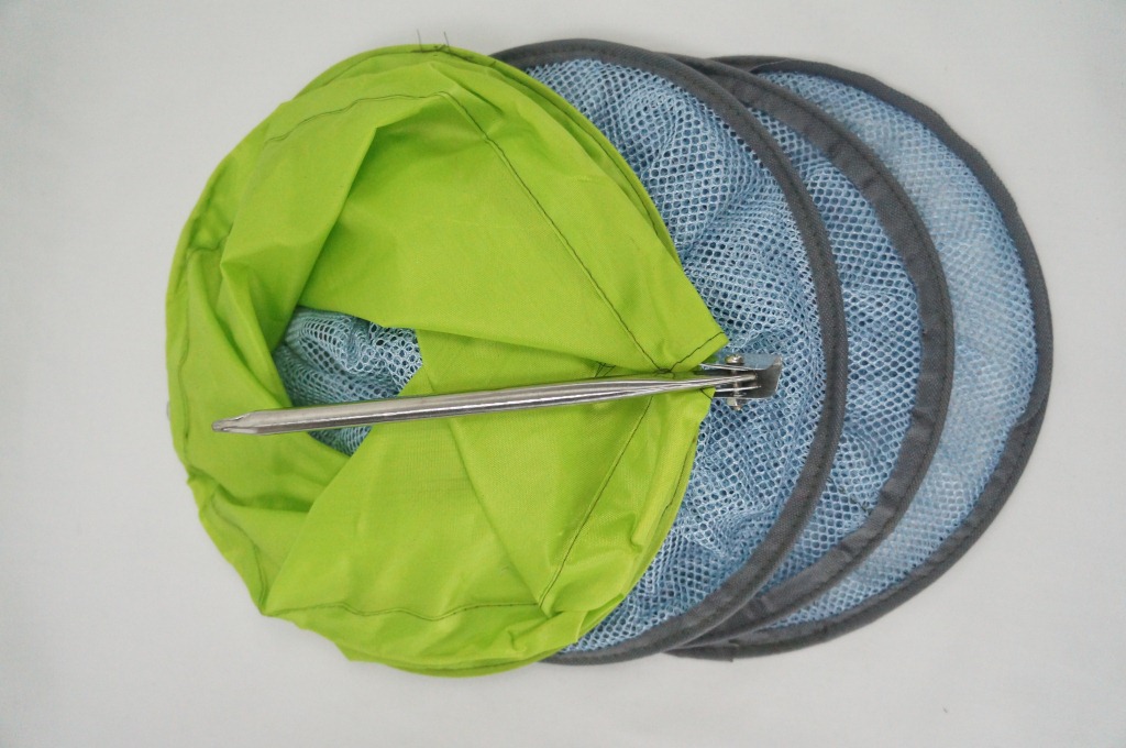 普通速干网布口叉子 特价简易编织台钓鱼护鱼网批发渔具厂家批发