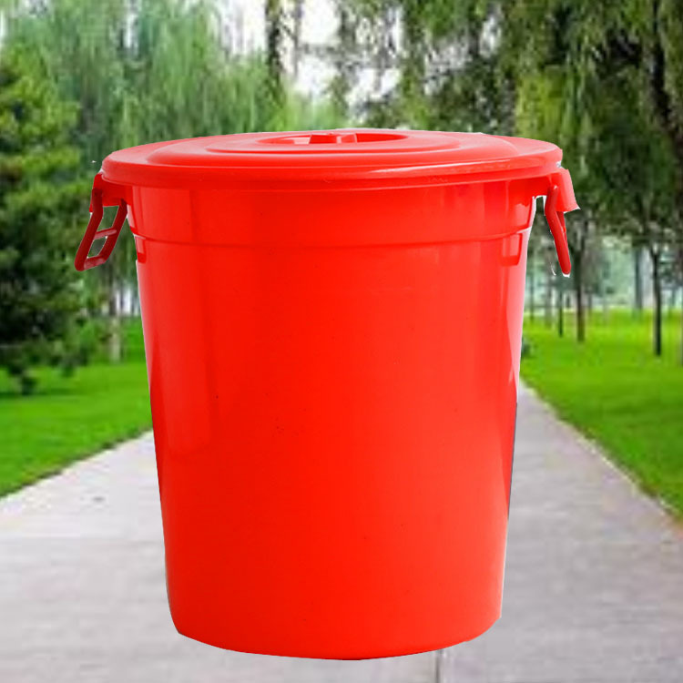 塑料大号储水桶加厚塑料面桶多规格带盖防潮米桶饭店用泔水桶