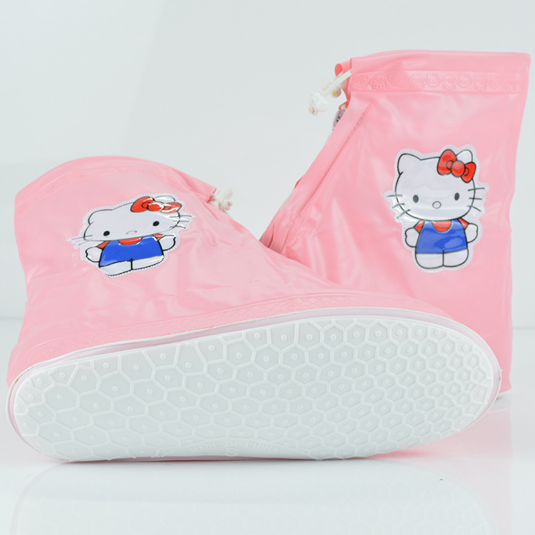 prunel儿童防水鞋套 中大童卡通雨鞋套 护脚套鞋礼品 一件代发