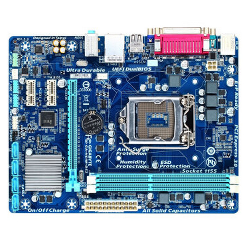 技嘉ga-h61m-ds2(rev.3.0)主板 (intel h61/lga 1155)