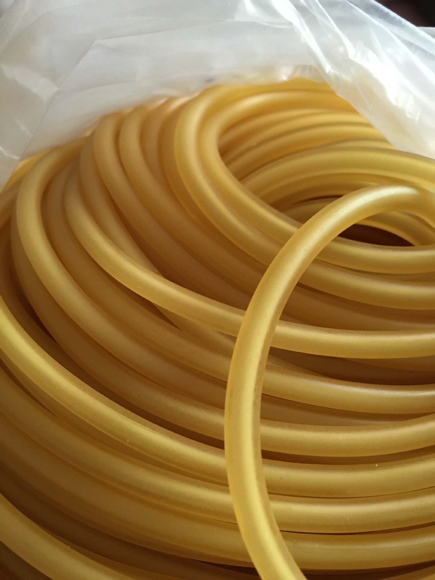 工厂直供高弹性弹弓乳胶管1636橙色回弹迅猛超耐磨同心度高不粘管