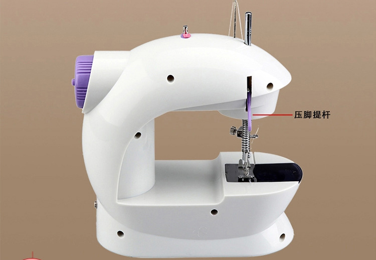 批发标创迷你缝纫机 展销会热销 家用缝纫机 202电动缝纫机 衣车