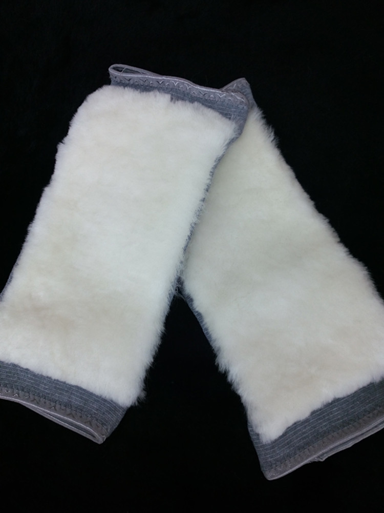 羊毛护膝纯羊皮毛一体护膝秋冬季保暖老寒腿夏季男女膝盖包邮