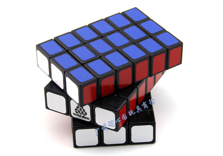 智力乐园 336魔方黑色 witeden国丙三三六异形不等边魔方益智玩具
