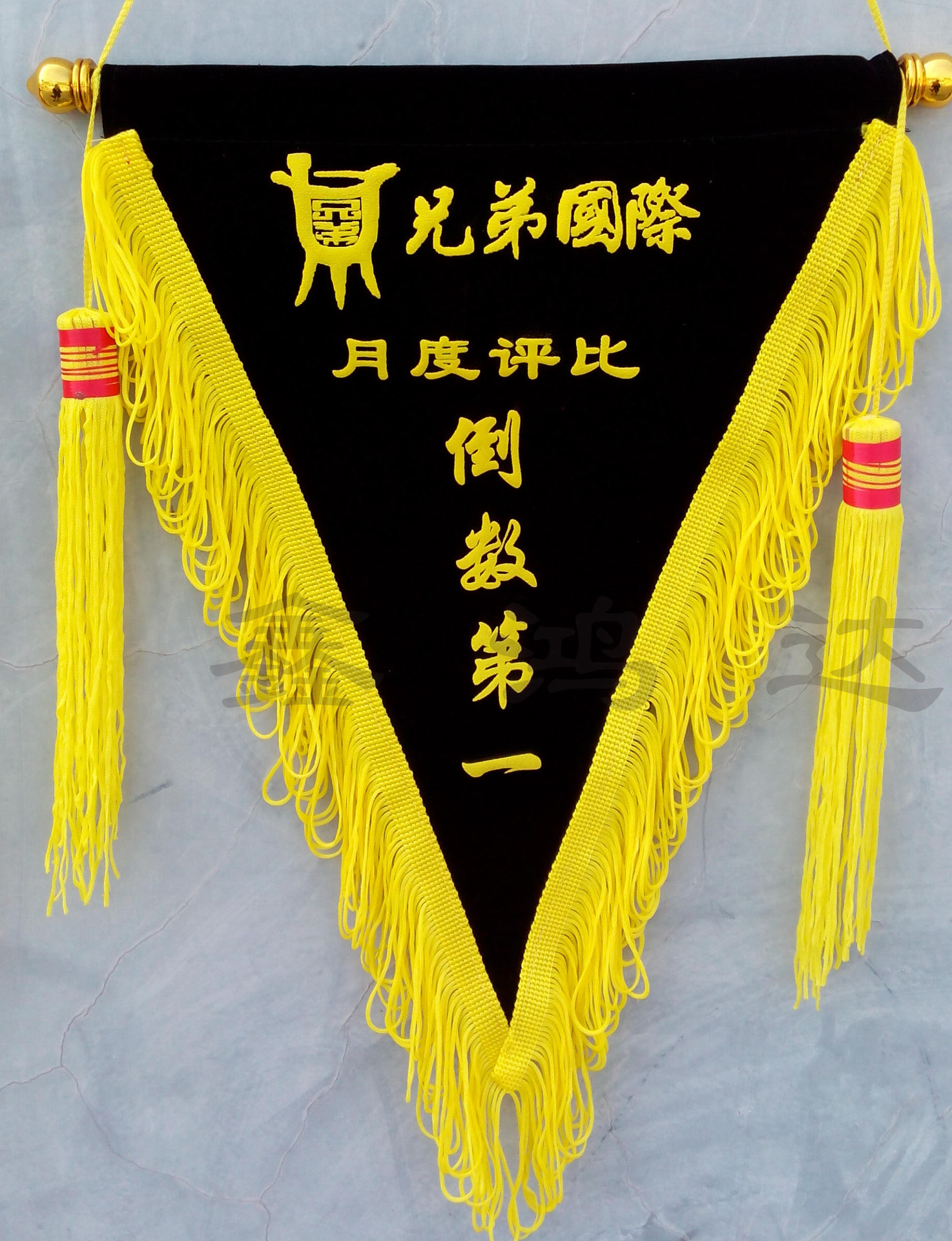 发泡锦旗空白锦旗大红锦旗批发高档平绒布料锦旗三角流动红旗