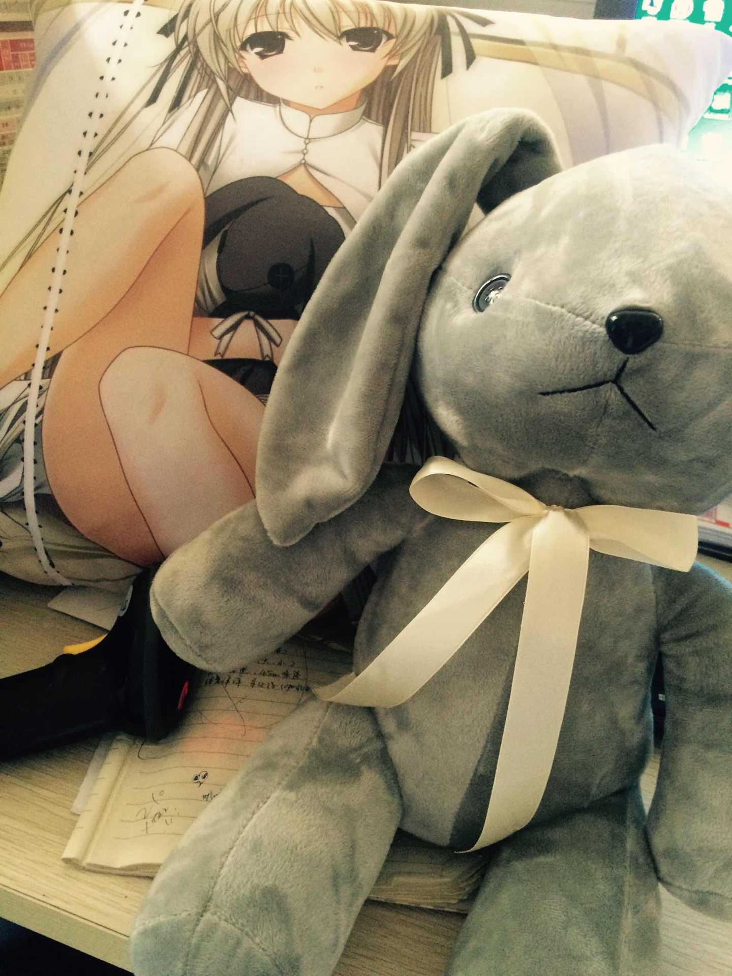 穹兔子缘之空cos春日野穹兔子穹妹的兔子公仔玩偶 动漫周边批发