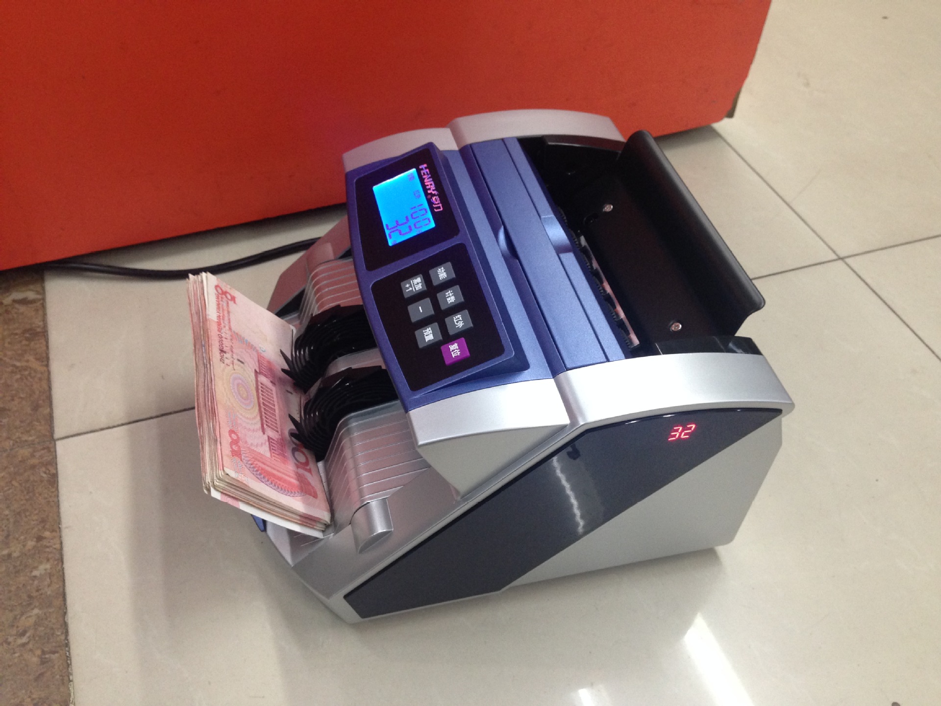 亨力jbyd-861b类点钞机验钞机银行专用数点验钱抄支持新版