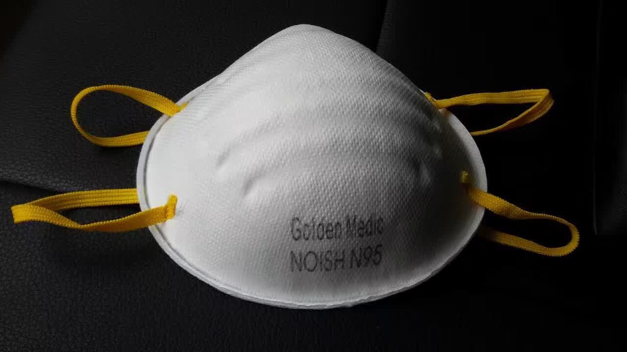 防护粉尘颗粒异味 活性炭呼吸闸碗状工业透气猪嘴一次性口罩