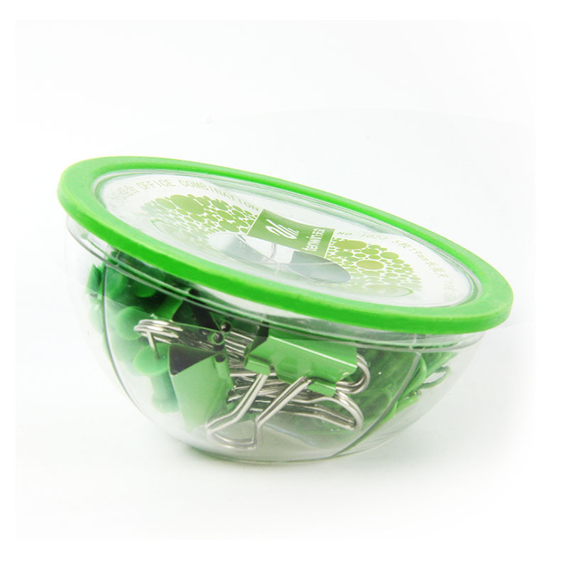 天文1023办公组合工字钉长尾夹票夹回形针果冻盒四合一套装批发