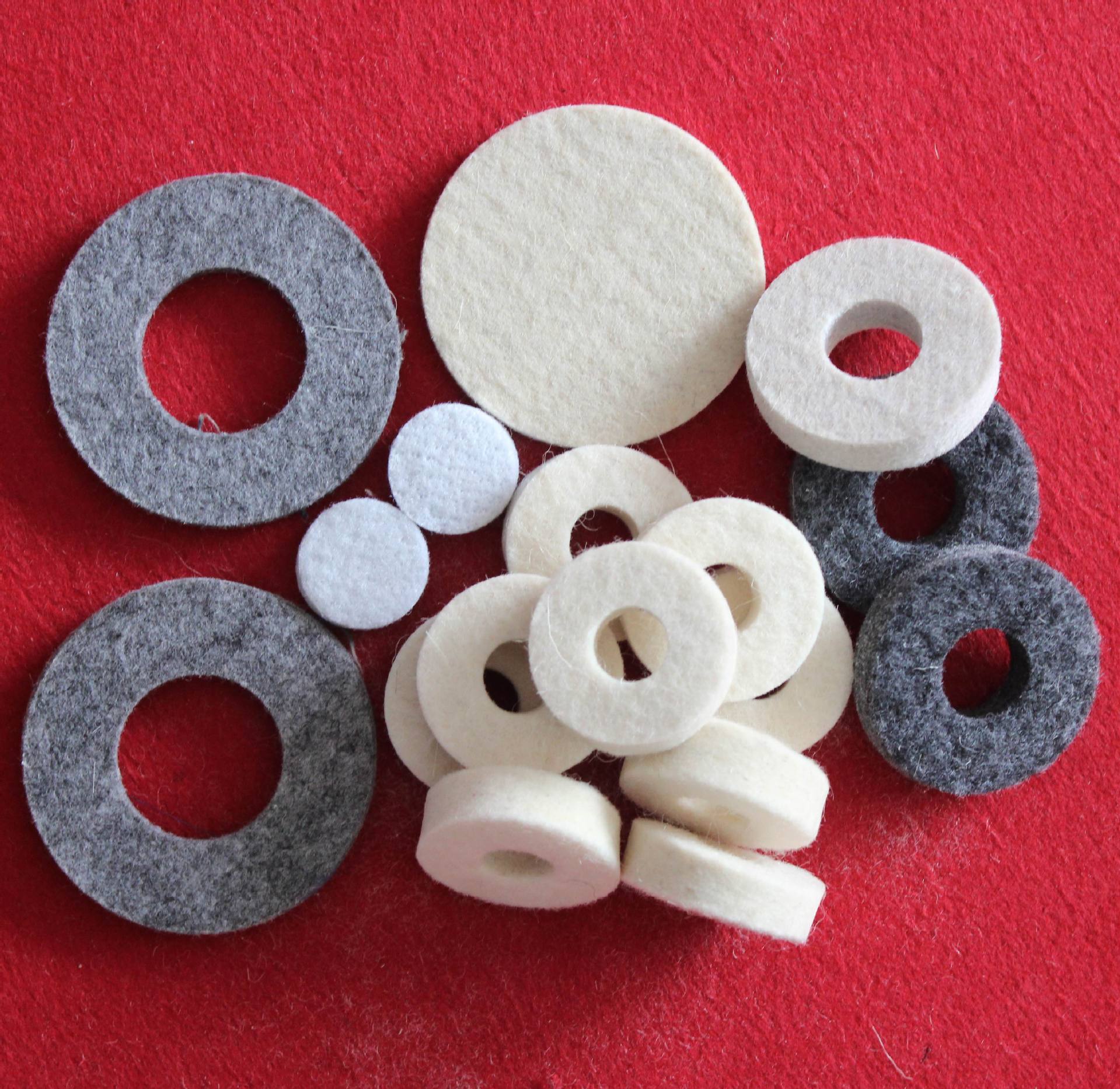 厂家热销 化纤密封垫 异型毛毡密封垫圈 产品多各种规格可定做