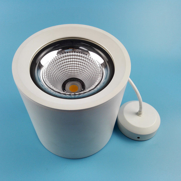 明装筒灯吊装筒灯5寸35w晶元cob显指