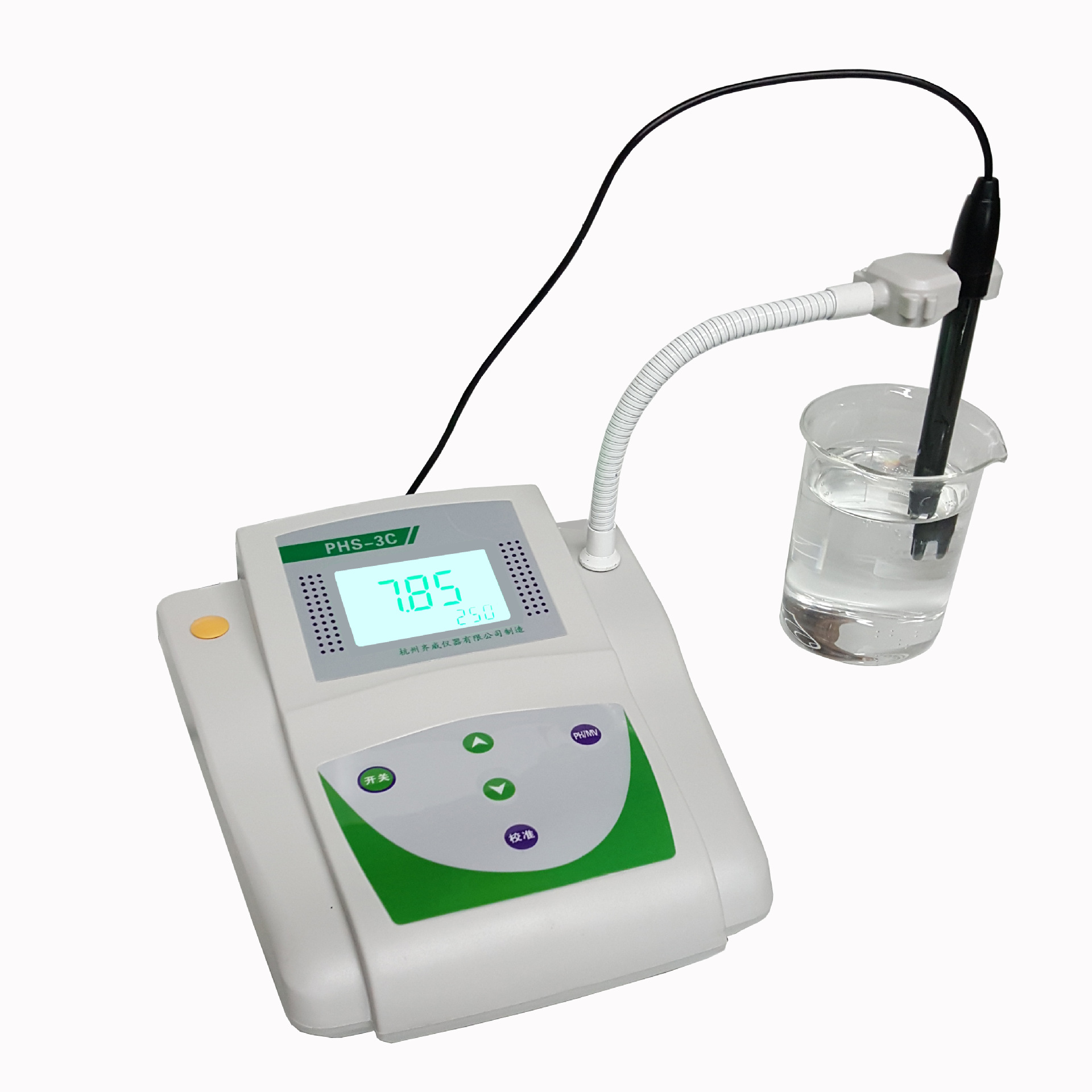 微机phs-3c台式酸度计杭州齐威ph计ph值酸碱度检测仪微机酸度计