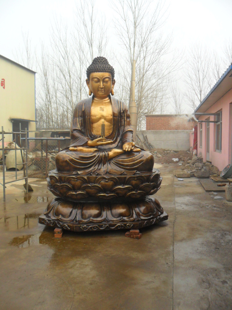 本厂生产铸铜佛像纯铜寺庙神像道教神像铸铜铸铁仙人定制生产厂家