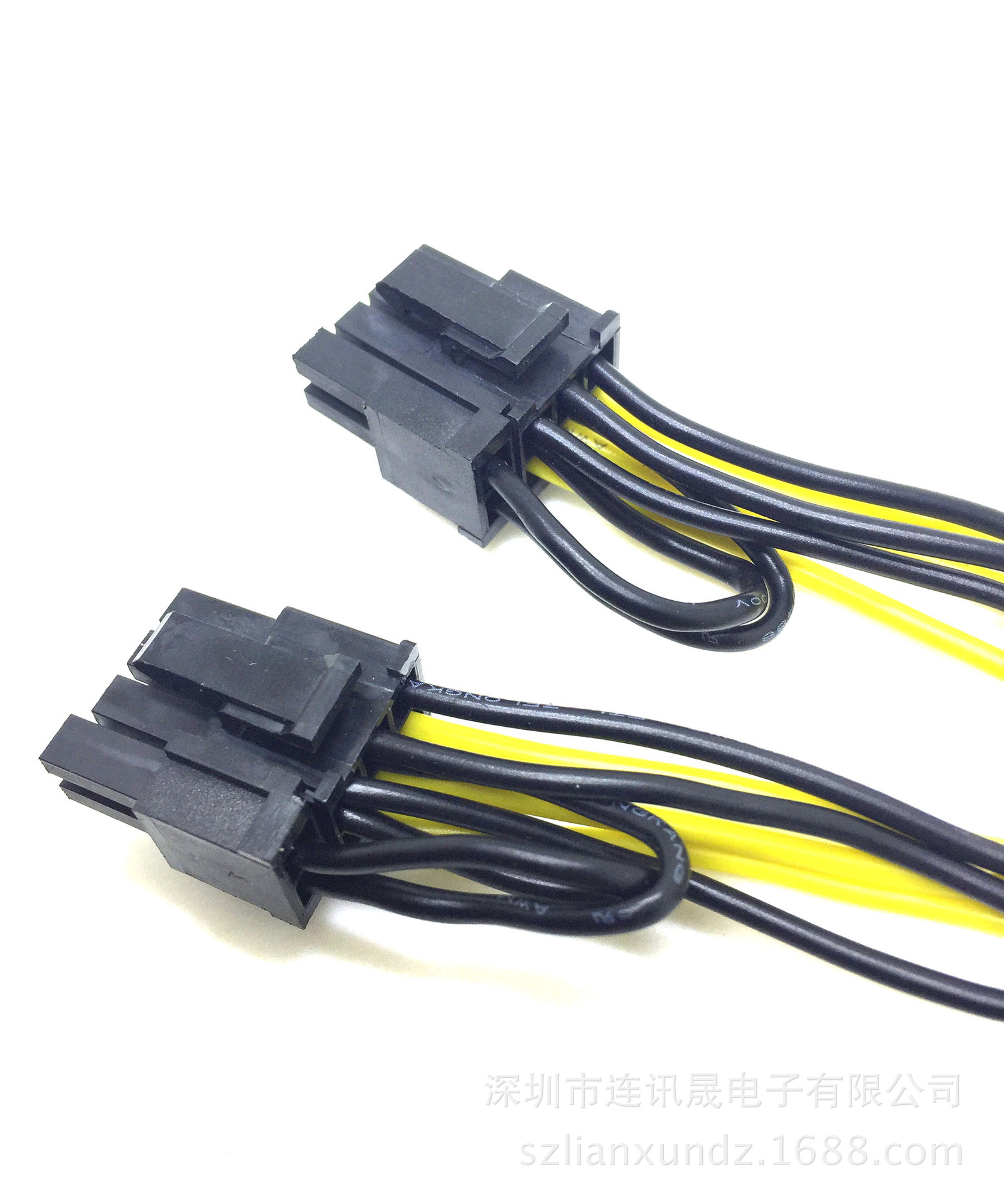 6pin转双8pin显卡供电线 6p转双8p 6p转6 2显卡线 显卡6p转8pin