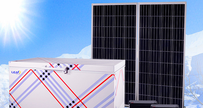 太阳能冰箱冰柜lp-308l 交流直流冰