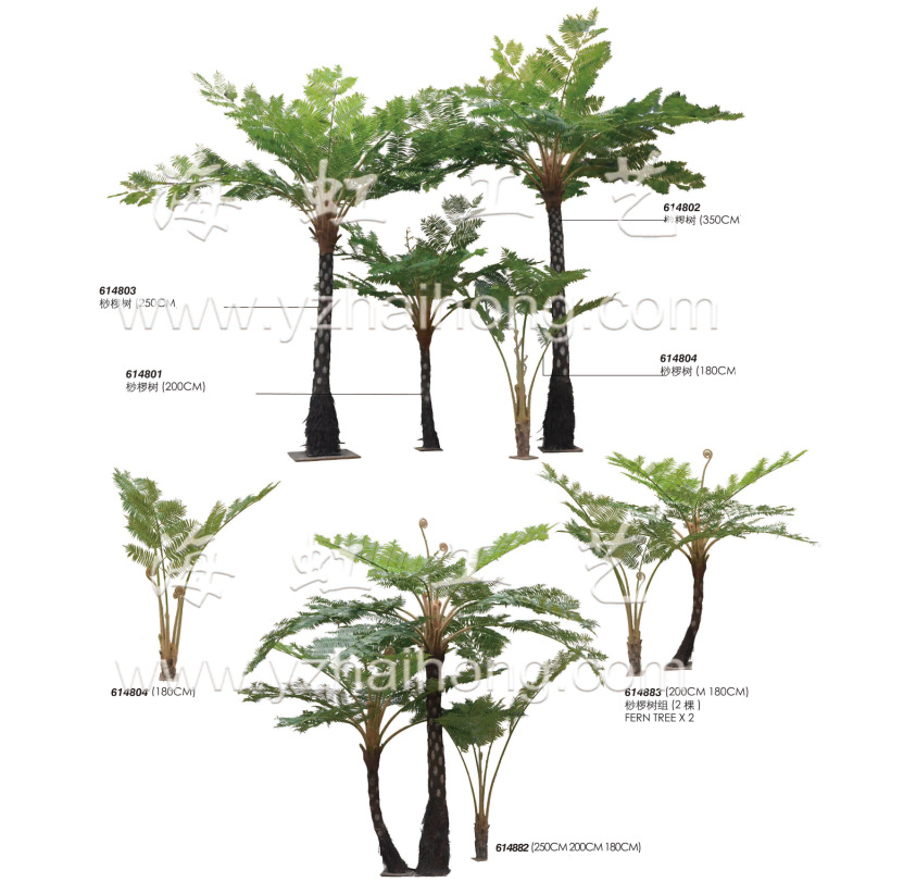 仿真桫椤树仿真蕨树恐龙时代植物树蕨大型室