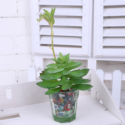 家庭摆件仿真花批发带花紫心莲 欧式仿真植物背景装饰花墙批发