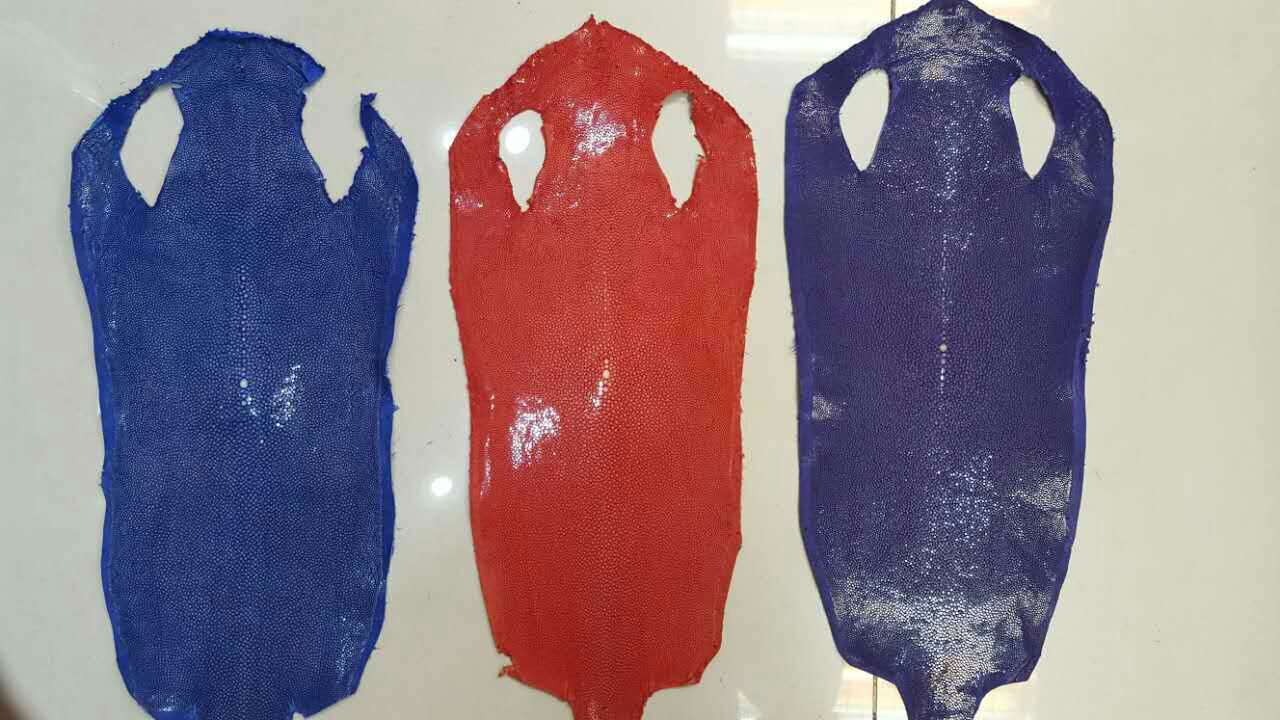 泰国进口a级珍珠鱼皮 魔鬼鱼鞋靴箱包diy手工特种珍稀皮料魔鬼鱼