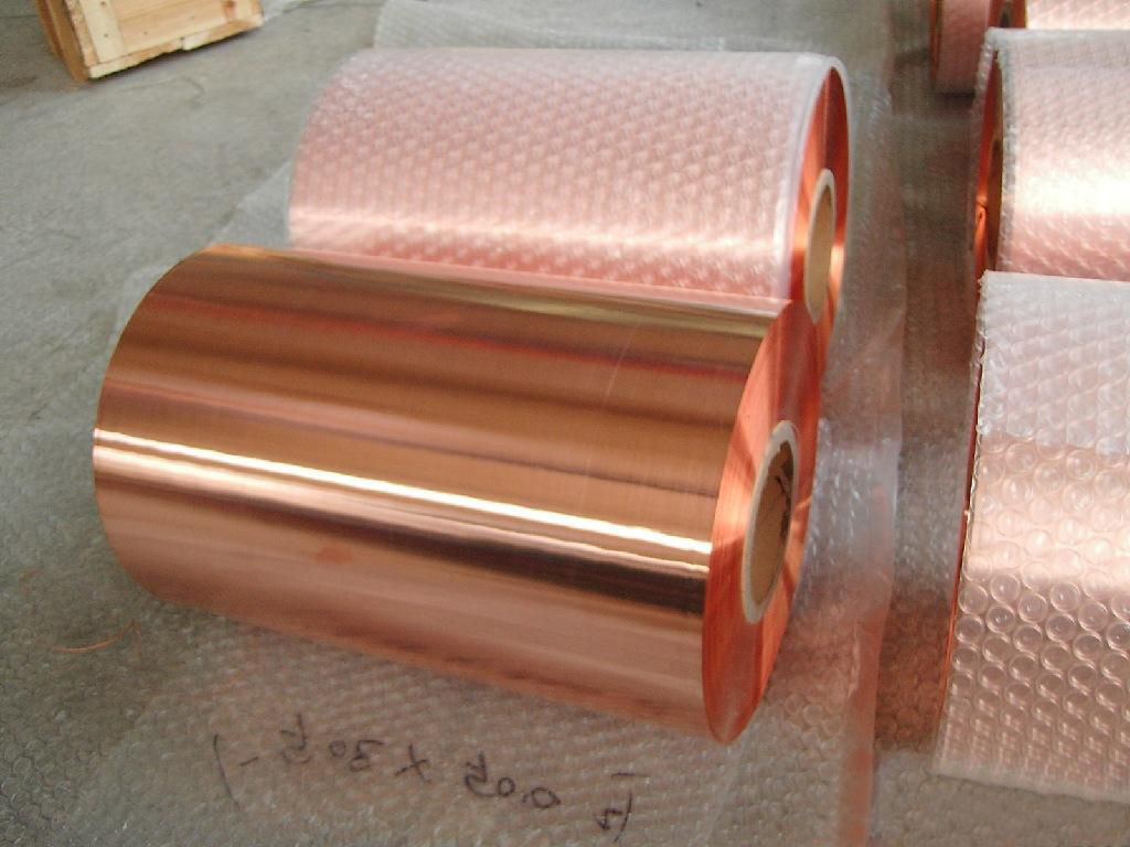 016*410mm压延铜箔工厂500公斤起