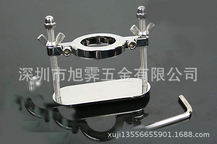不锈钢阴囊挤压器睾丸夹具男用情趣用品成人用品批发