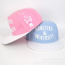 新款韩版帽子字母刺绣嘻哈帽街舞平沿帽棒球帽厂家批发