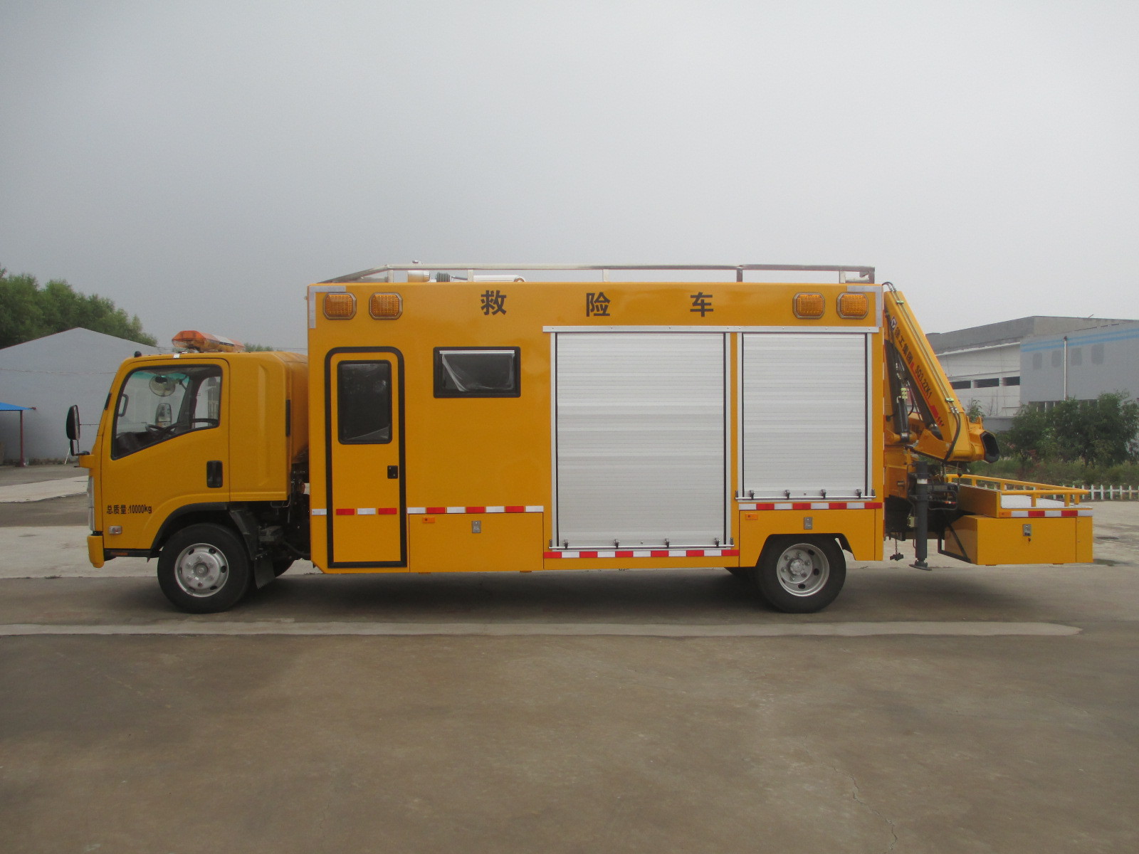 青岛九瑞供应供水供电庆铃700p 排半 工程抢险车