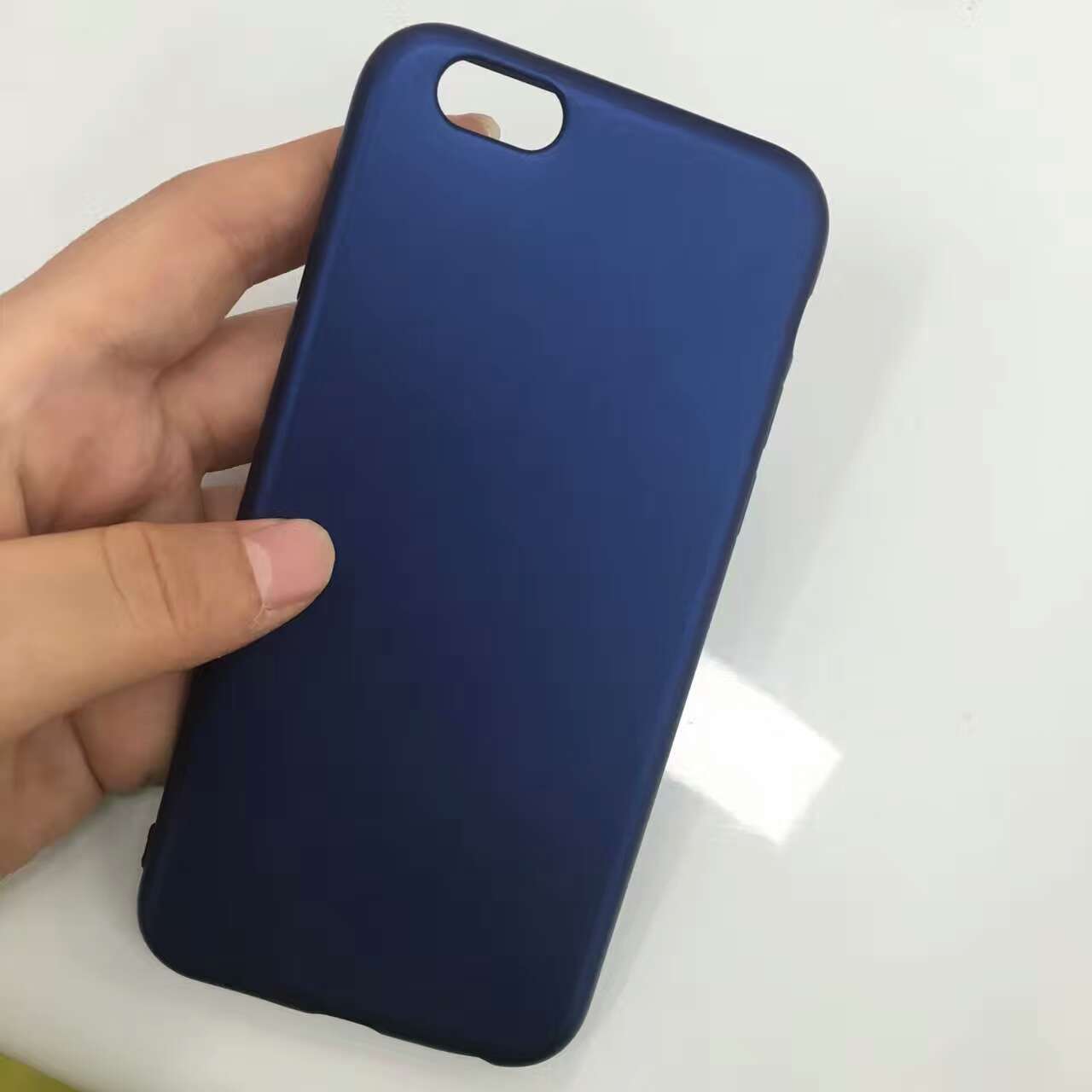 新款苹果6手机壳tpu金属漆软壳苹果7p