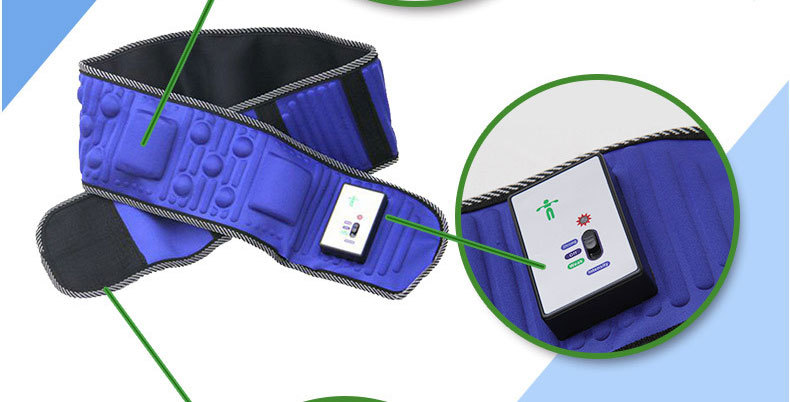 慧帆 电子按摩腰带腹部震动红外线瘦身腰带充电甩脂腰带厂家直销