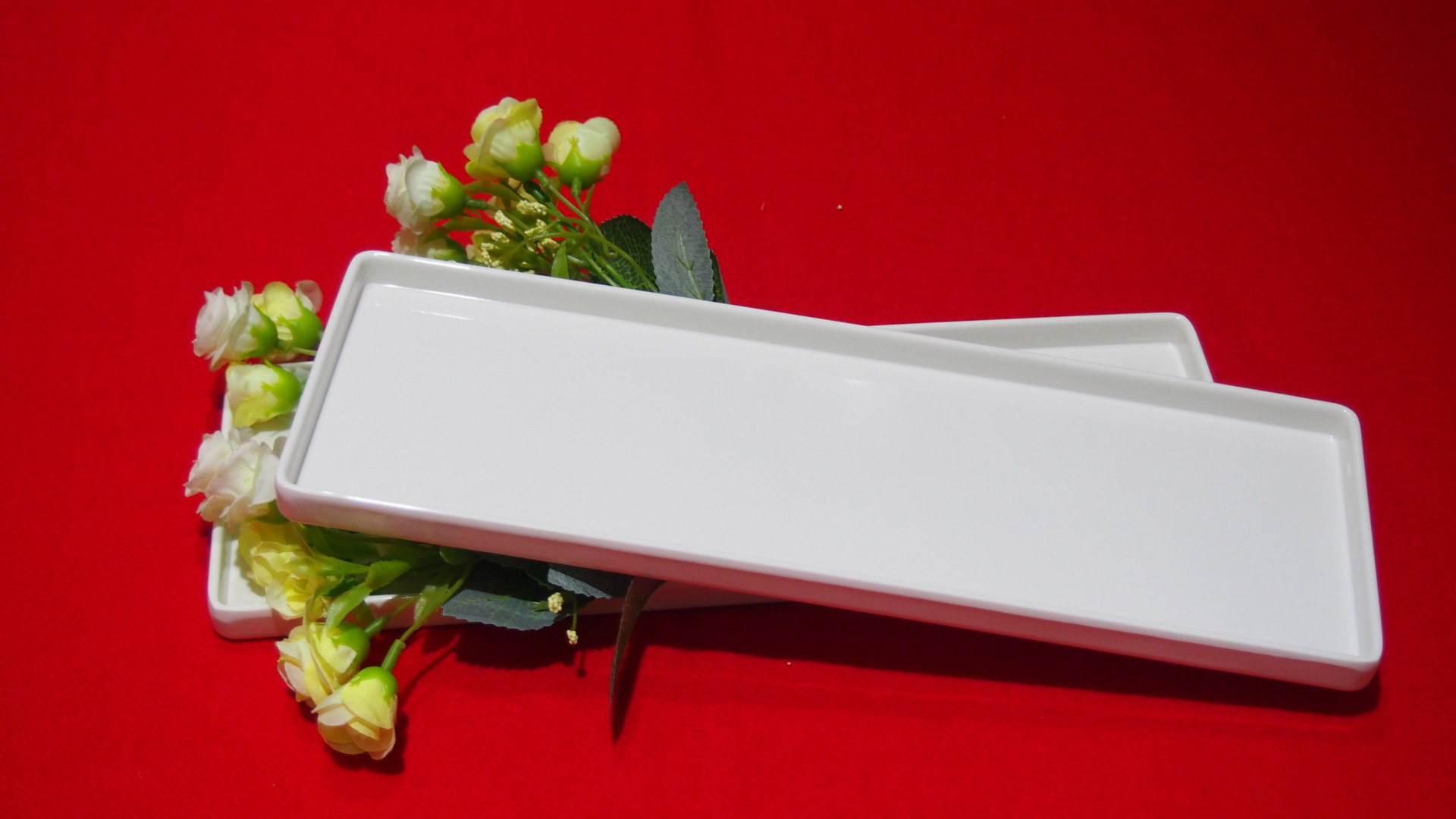 长昌工厂直销 a5密胺仿瓷餐具 长方盘 批发 支持混批