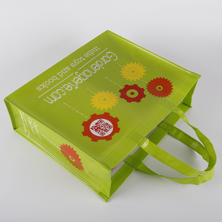 Bulk Custom Logo Tectorial Non-Woven Shopping Bag Exquisite Portable Advertising Packaging Bag
