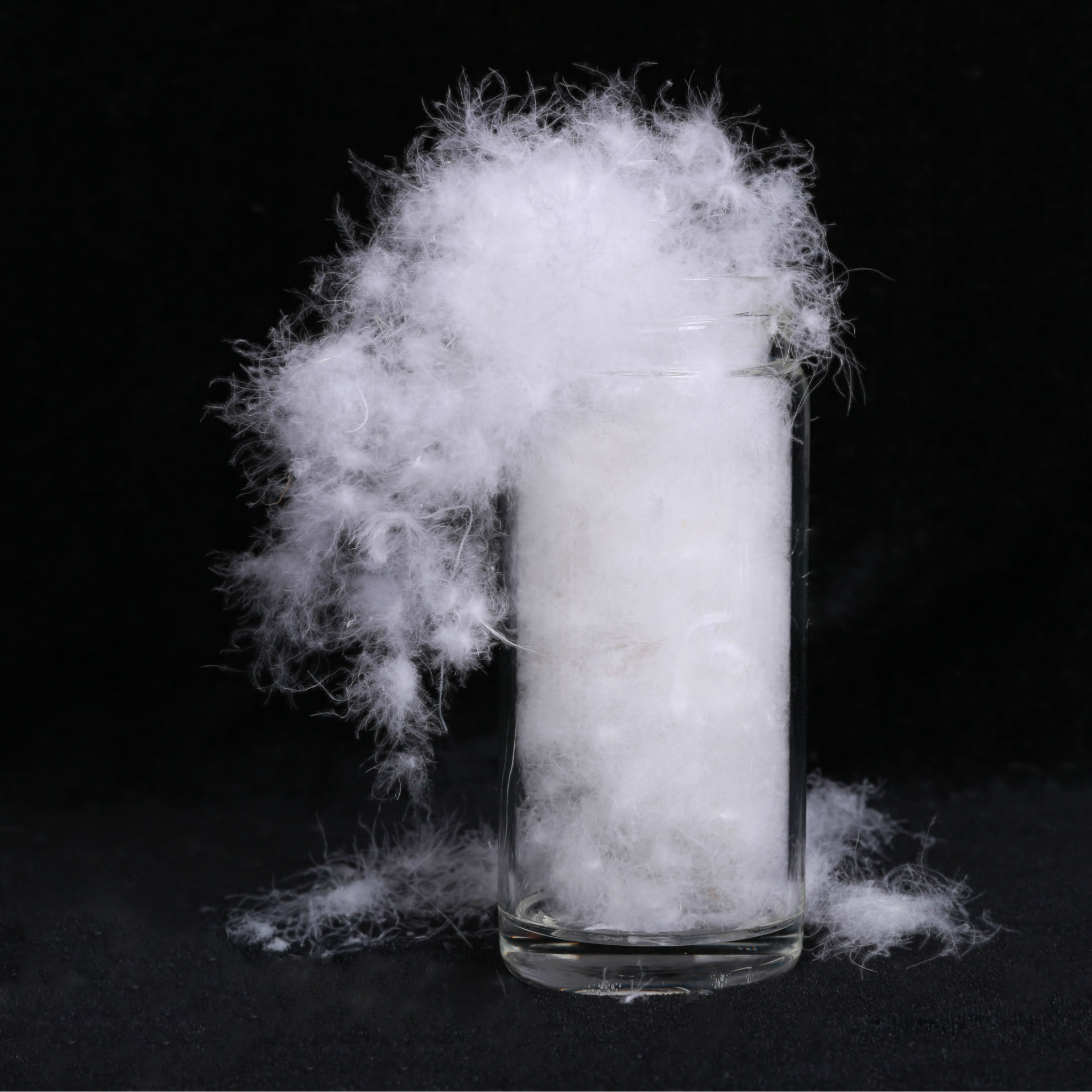 90%白鸭绒 羽绒服标准填充物 清洁度高 无异味 绒朵大