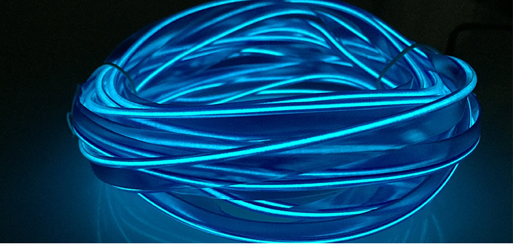 恒亮车用点烟头套装 车用装饰el发光线 个性车辆外观荧光线