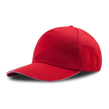 钢扣三文治帽 志愿者义工帽子广告棒球帽 印字绣logo 来图印制806