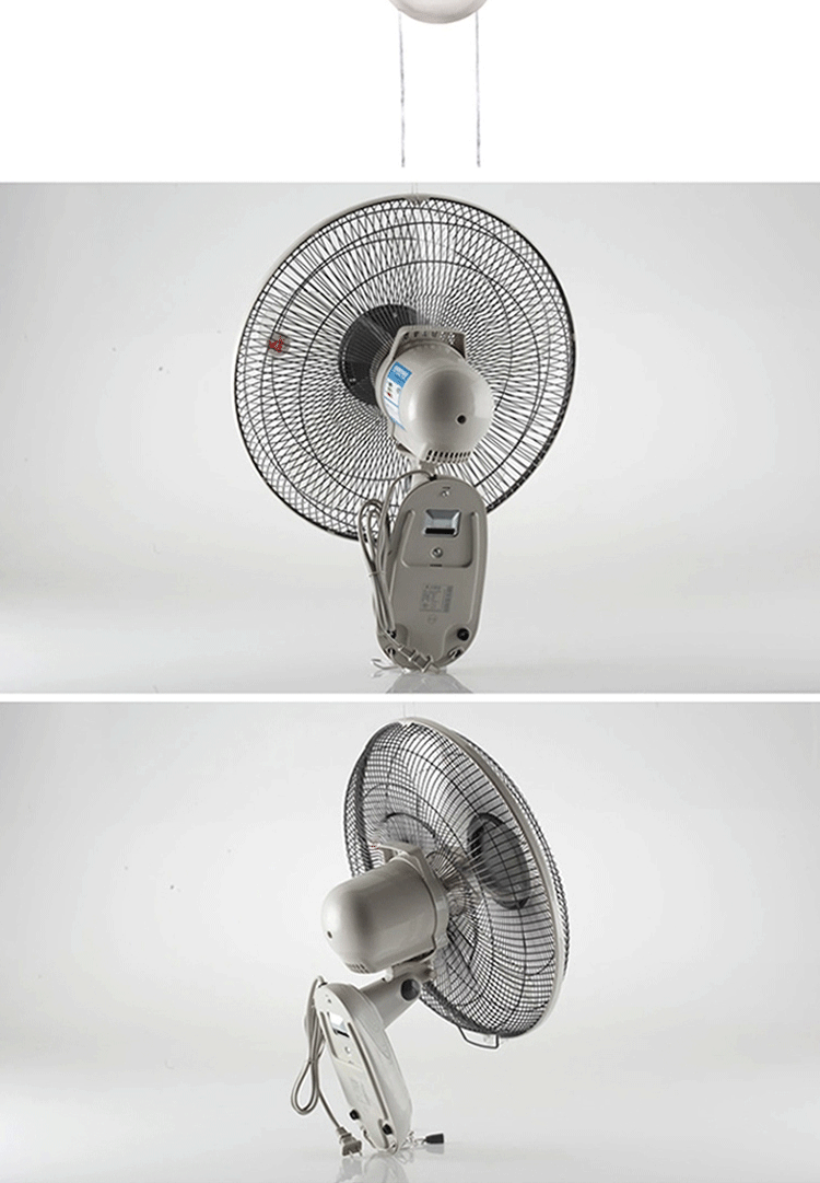 艾美特电风扇家用壁扇fw4027-5 16寸静音定时工程扇壁挂式摇头扇