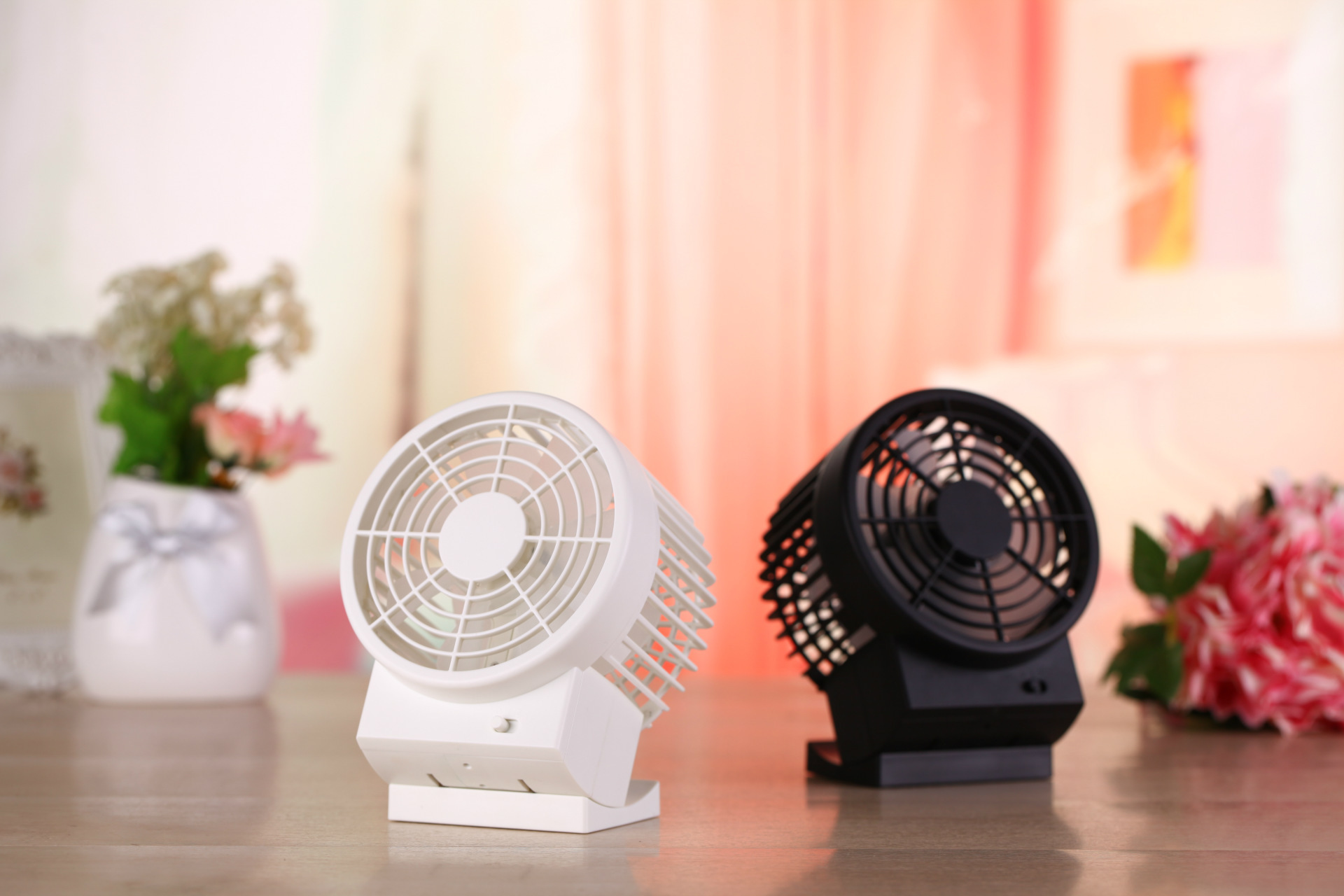 迷你usb风扇 5寸双叶风扇 超静音手持风扇 办公桌面usb学生小风扇