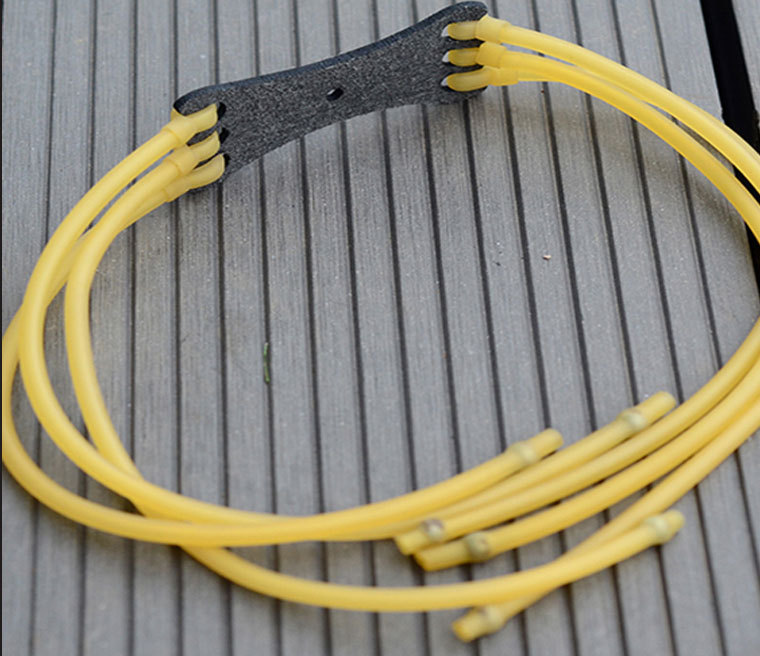 户外弹弓专业精准卡珠卡球皮筋组高弹力橡胶乳胶管弹弓6卡3050