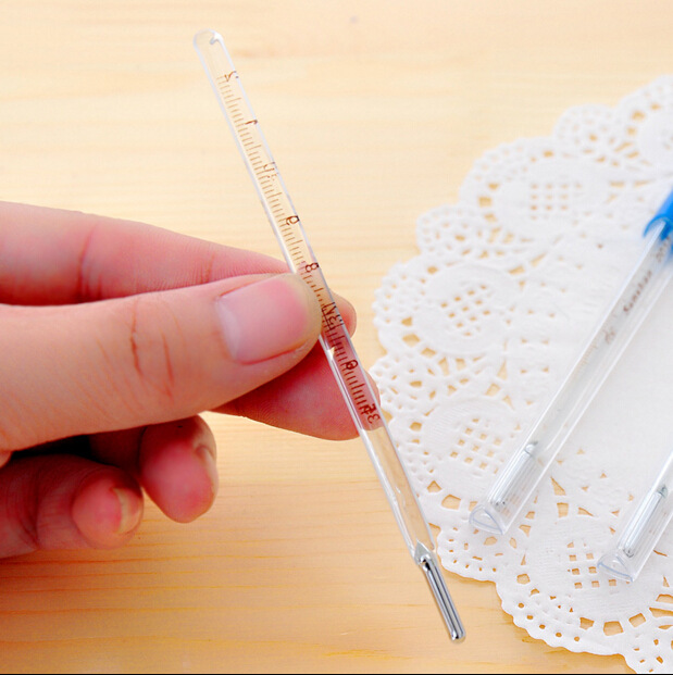 水银玻璃体温计医用家用腋表小号玻璃体温表厂家批发