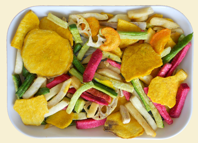 散装批发 综合果蔬脆片 5.5kg/箱