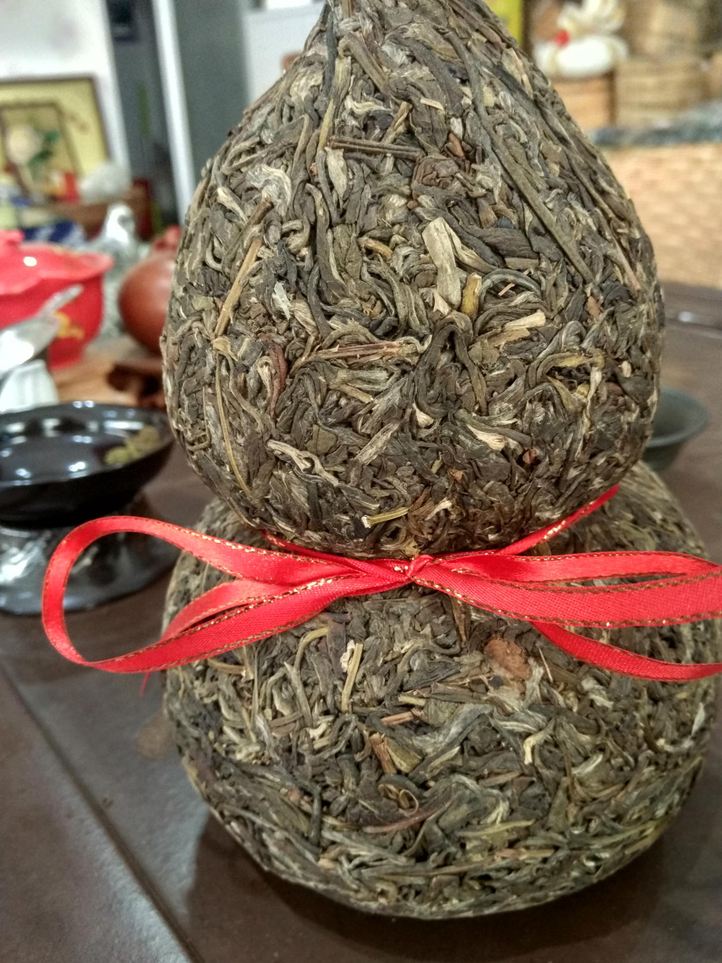 1000克 乔木金瓜贡茶 云南民族特色普洱茶 工艺礼品葫芦茶 手工茶