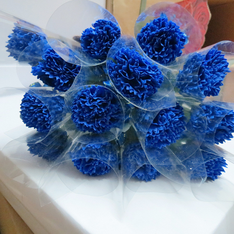 礼品定制仿真香皂花康乃馨 情人节礼物节日促销赠品单支康乃馨