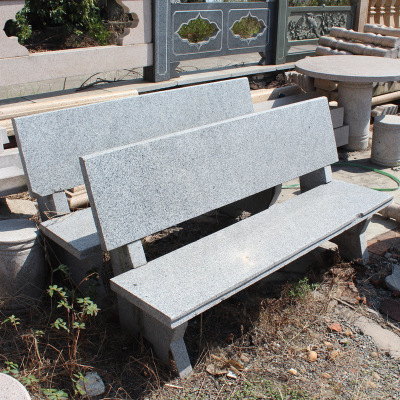 园林石凳_石材厂加工直销 1200mm花岗岩石凳子 园林户外石凳石椅